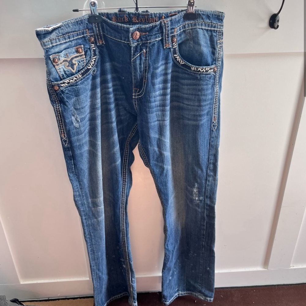 Rock Revival Malcom Straight Jeans 40x33